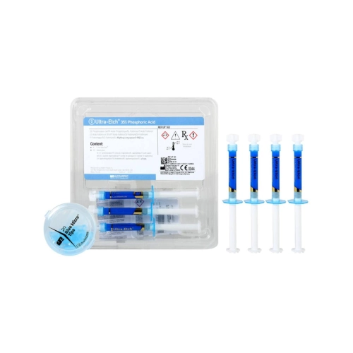 ULTRADENT ULTRA-ETCHGELKIT IN SPUITJES (4x1,2ml+tips) 163