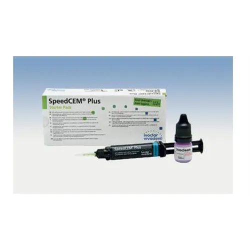 IVOCLAR VIVADENT SPEEDCEM PLUS STARTER PACK TRANSPARANT (2.5gr/ 4 tips/ Ivoclean)