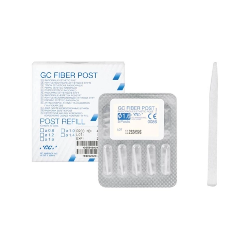 GC FIBER POST REFILL 1,6mm BLAUW (10st)
