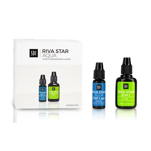 SDI RIVA STAR AQUA BOTTLE KIT step 1 & 2 (1x step 1-1,5ml, 1x step 2-3ml)