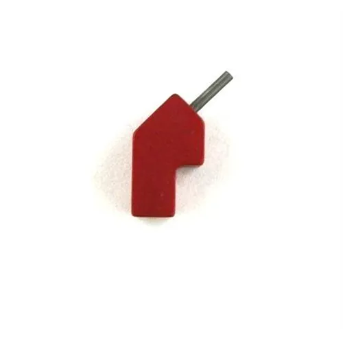 CRYSTAL MARK DENTAL ABRADENT STANDAARD NOZZLE .36mm 45 GRADEN ROOD