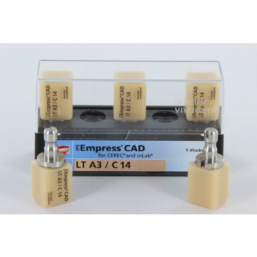 IVOCLAR IPS EMPRESS CAD VOOR CEREC EN INLAB LT A3-C14 (5st)