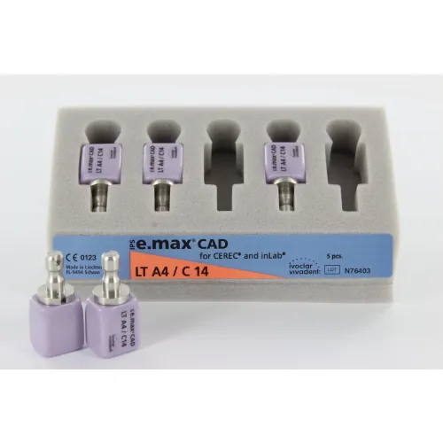 IVOCLAR IPS E.MAX CAD VOOR CEREC EN INLAB LT A4-C14 (5st)