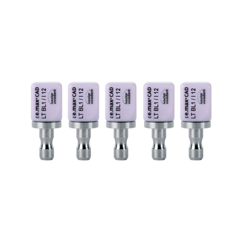 IVOCLAR IPS E.MAX CAD VOOR CEREC EN INLAB LT BL1-I12 (5st)