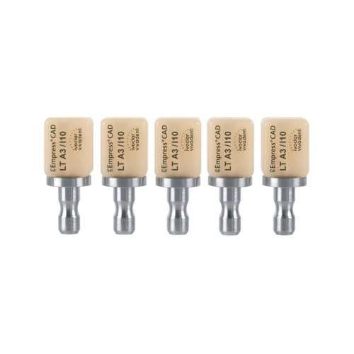 IVOCLAR IPS EMPRESS CAD VOOR CEREC EN INLAB LT A3-I10 (5st)