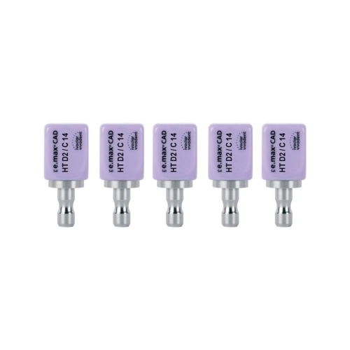 IVOCLAR IPS E.MAX CAD VOOR CEREC EN INLAB HT D2-C14 (5st)