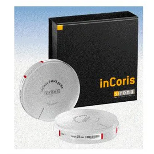 SIRONA INCORIS PMMA GUIDE DISC 22 Ø98mm (1st) 65 51 324