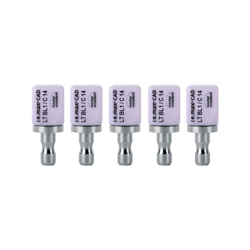IVOCLAR IPS E.MAX CAD VOOR CEREC EN INLAB LT BL1-C14 (5st)