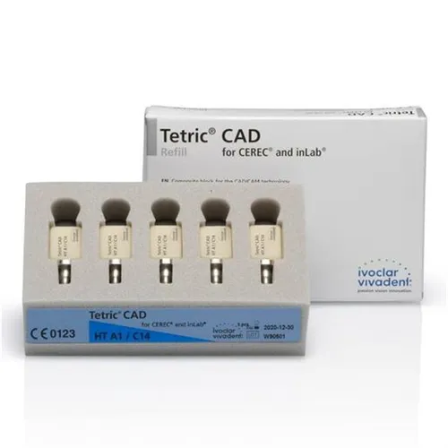 IVOCLAR TETRIC CAD VOOR CEREC/INLAB HT A1-C14 (5st) REF 692148