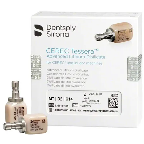 DENTSPLY SIRONA CEREC TESSERA MT D2-C14 (4st) 5365431635