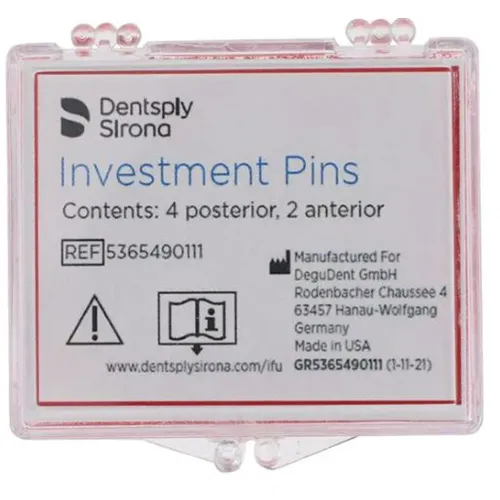 DENTSPLY SIRONA INVESTMENT PINS (6st) ref 5365490111