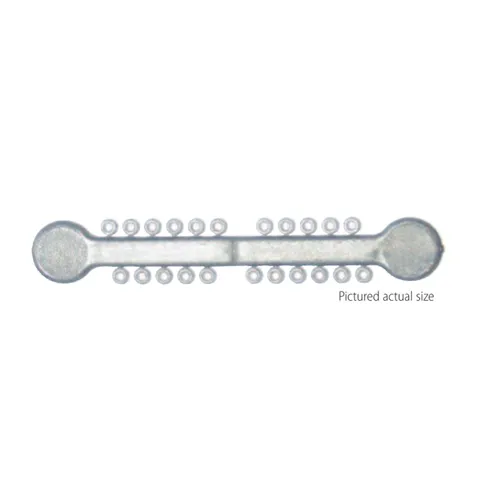G&H VERSA-TIE ELASTOMERIC LIGATURE TIES SILVER METALLIC (46x22st)