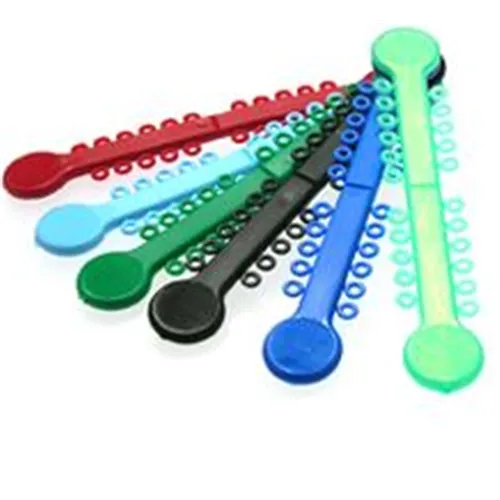G&H VERSA-TIE ELASTOMERIC LIGATURE TIES RUBY RED (46x22st)