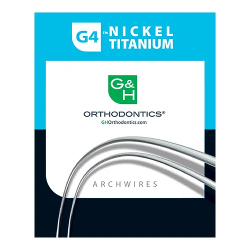 G&H PRE-STOPPED G4 NiTi LOWER ARCHWIRE .018 EUROPA II (25st)