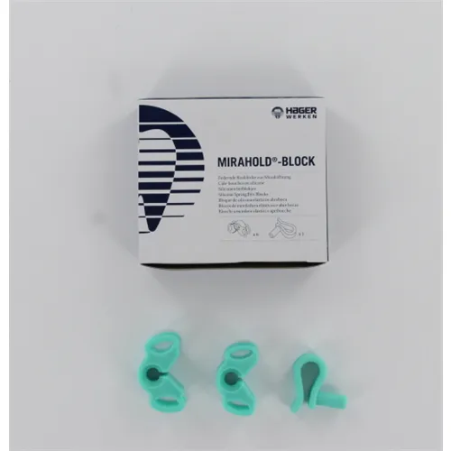 HAGER&WERKEN OPEN-EX/MIRAHOLD BIJTBLOKJES INTRO (3 small/3 large/wanghouder)