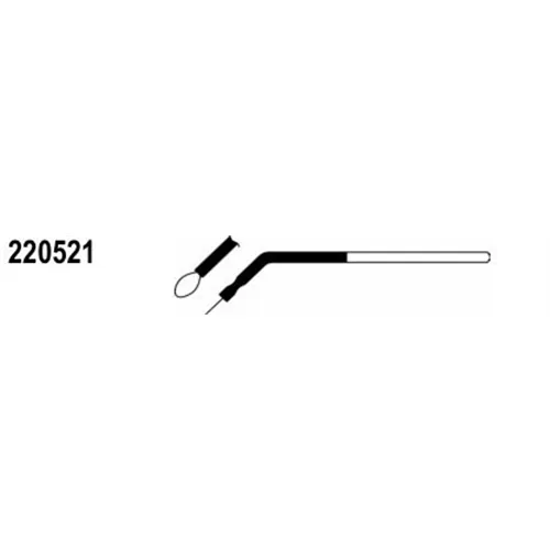 GOOF ELEKTRODE GEBOGEN MET LUS 220521