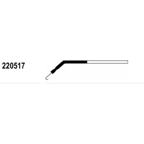 GOOF ELEKTRODE GEBOGEN MET HAAKJE 220517