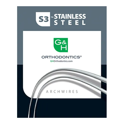 G&H S304 STAINLESS STEEL ARCHWIRE .016 UPPER EUROPA II (25st)