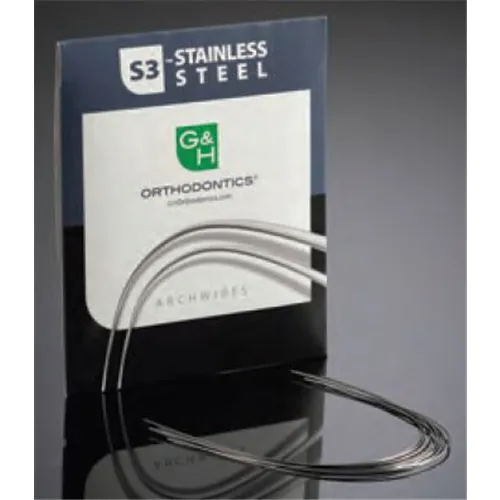 G&H S304 STAINLESS STEEL ARCHWIRE .016x.022 UPPER EUROPAFORM II (25st)