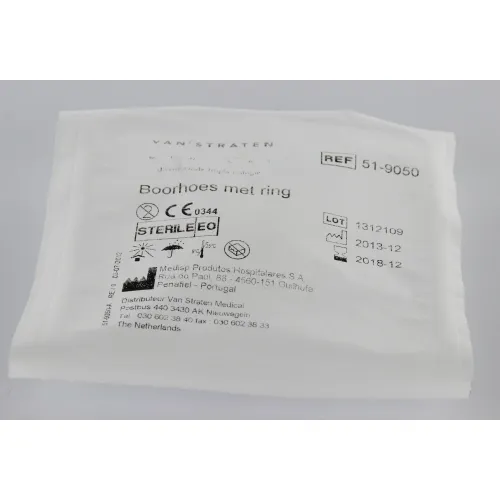 VAN STRATEN MEDICAL BOORHOES STERIEL MET RING (12st)