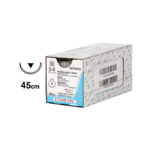 J&J HECHTZIJDE 3-0 EH7547G MET NAALD J1 45cm (12st)
