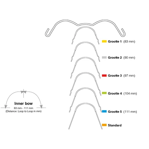GC FACE BOW MT 4 SHORT 104mm REF: 20388