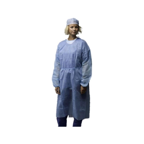OMNIA BESCHERMJAS MET ELASTIEK BLAUW NIET STERIEL 110CM (50st)