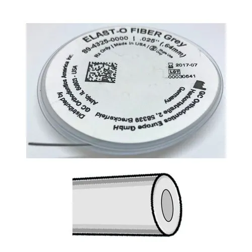 GC ORTHO POWER TUBE .025 GREY HOLLOW (15mtr) REF 89-4325-0000