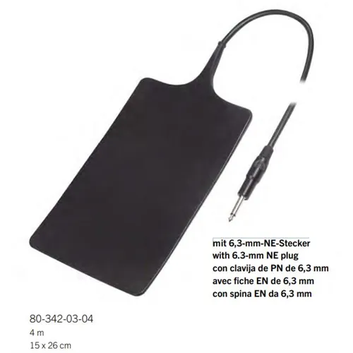 KLS MARTIN NEUTRAALELEKTRODE VOLWASSENEN 15x26cm VOOR TYPE MD-62
