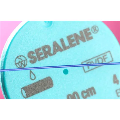SERAG WIESSNER SERALENE POLYVINYLIDENE FLUORIDE BLAUW 8-0 DR8 75cm (24st) LP0434A2