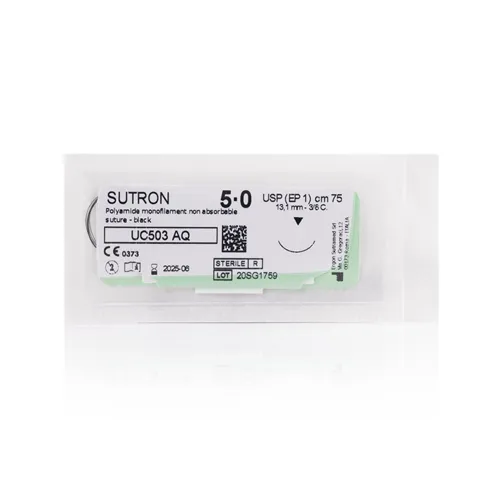SUTRON 5-0 UC503 AQ 3/8C 13,1mm NAALD 75cm (36st)