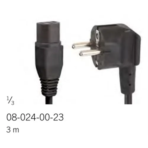 KLS MARTIN MD62 NETVOEDINGKABEL 3mtr REF 08-024-00-23