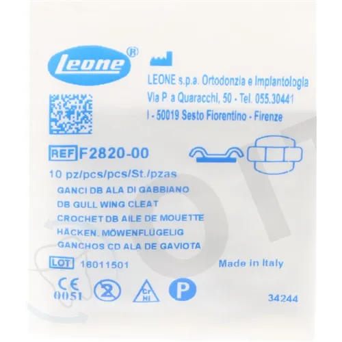 LEONE GULLWING CLEATS DIRECT BOND LINGUAL (10st) REF F2820-00