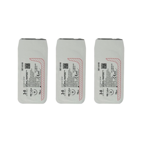 J&J VICRYL RAPIDE 3-0 V2150G MET NAALD RB1 70cm (12st)
