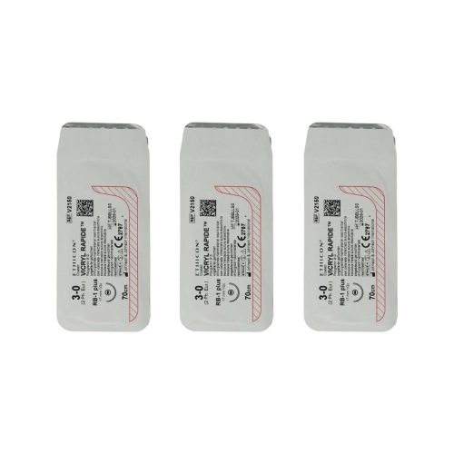 J&J VICRYL RAPIDE 3-0 V2150H MET NAALD RB1 70cm (36st)