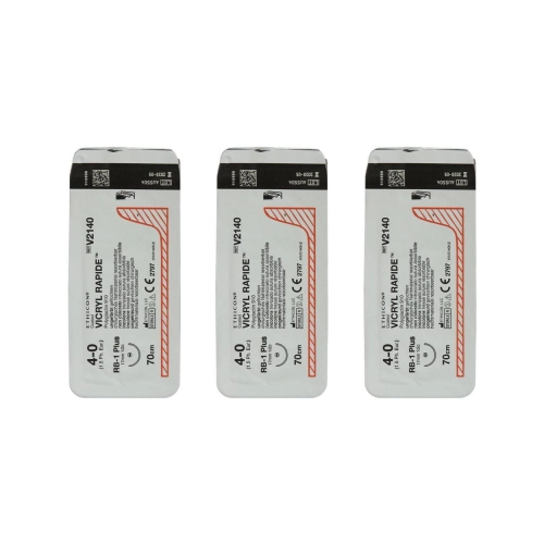 J&J VICRYL RAPIDE 4-0 V2140H MET NAALD RB1 70cm (36st)