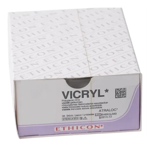 J&J VICRYL 4-0 V214H MET NAALD RB-1 70cm (36st)