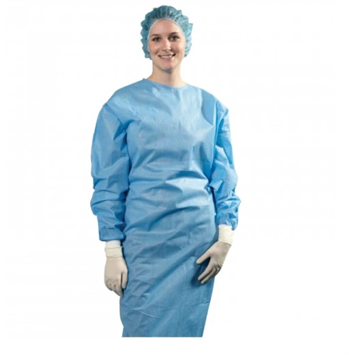 HYGITECH OPERATIEJAS 115cm BLAUW LARGE STERIEL (20st)
