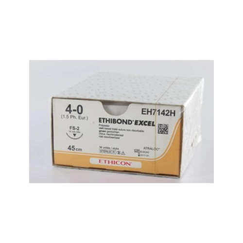 J&J ETHIBOND 4-0 EH7142H MET NAALD FS2 45cm (36st)