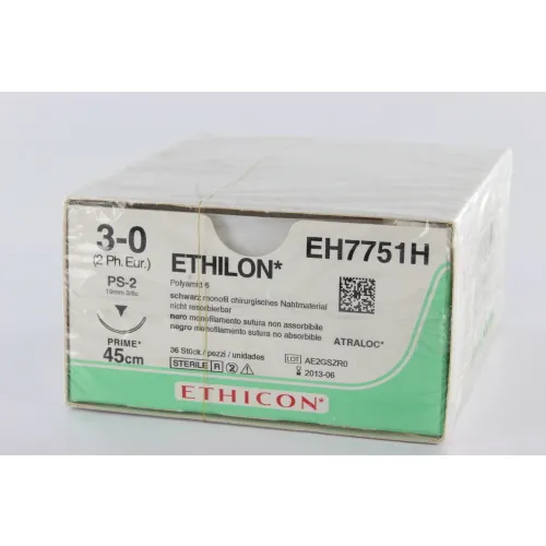 J&J ETHILON 3-0 EH7751H MET NAALD PS2 45cm (36st)
