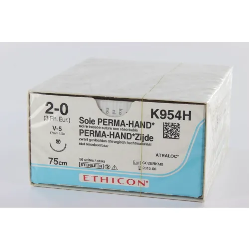 J&J PERMA HANDZIJDE 2-0 K954H 75cm (36st)