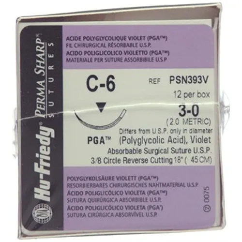 HU-FRIEDY HECHTZIJDE PGA 3-0 PSN393V MET NAALD C6 45cm (12st)