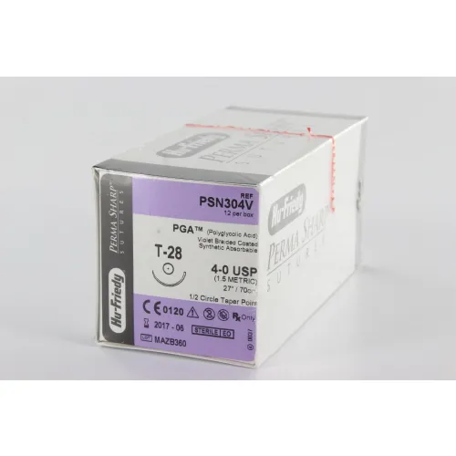 HU-FRIEDY HECHTZIJDE 4-0 PSN304V MET NAALD T28 70cm (12st)
