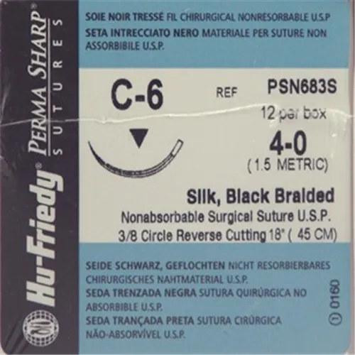 HU-FRIEDY HECHTZIJDE 4-0 PSN683S MET NAALD C6 45cm (12st)