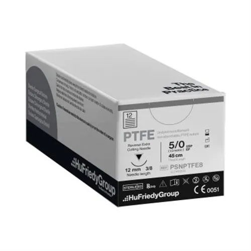 HU-FRIEDY WIT HECHTZIJDE PREMIUM 5-0 MET NAALD C3 18