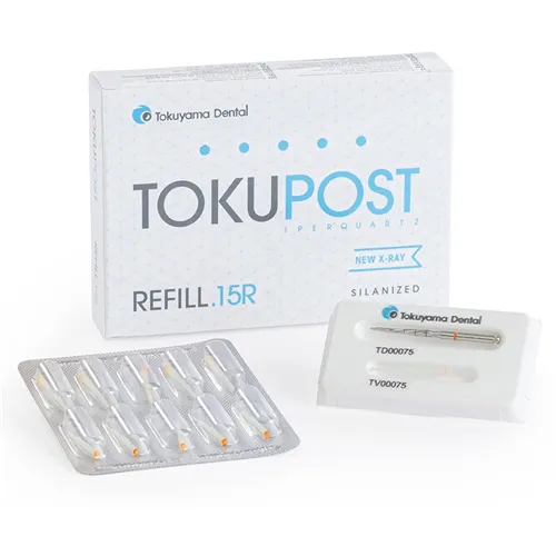 TOKUYAMA TOKU POST 15R Ø 0,75 QUARTS FIBERPOST REFILL SET TP15R75D (20st)