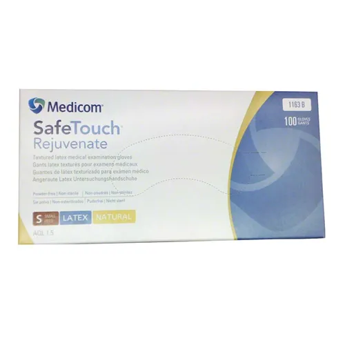 MEDICOM SAFETOUCH REJUVENATE HANDSCHOENEN POEDERVRIJ LATEX SMALL (100st)