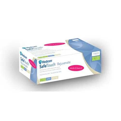 MEDICOM SAFETOUCH REJUVENATE HANDSCHOENEN POEDERVRIJ LATEX LARGE (100st)