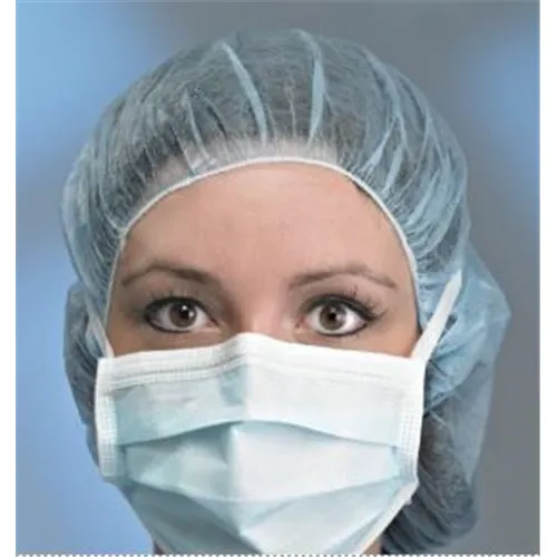 MEDECO PRIMAGARD MONDMASKERS ANTI-FOG FOAM BLAUW MET BANDJES TYPE II/80mm (1x50st)