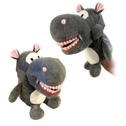 DENLO HANDPOP HIPPO (25cm) PER STUK